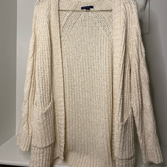 American Eagle Outfitters Sweaters - American Eagle Knitted Cardigan Sweater- cream, size x-small/small
